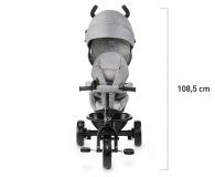 Kinderkraft Rowerek Trójkołowy Aston Grey - 463171 - zdjęcie 8